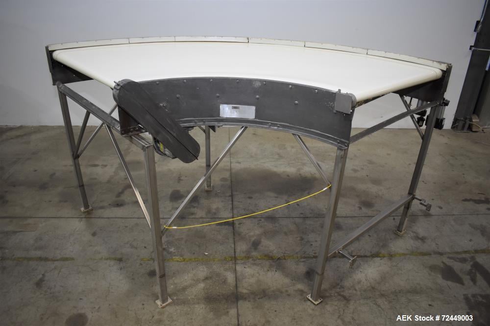 49.5" wide, Portec, #LC-3848, 90&deg; Belt Conveyor, 1 Hp, 1725 RPM, frame mount - Image 1