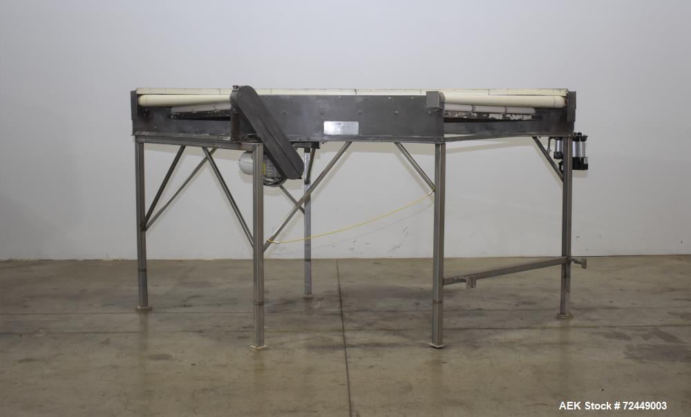49.5" wide, Portec, #LC-3848, 90&deg; Belt Conveyor, 1 Hp, 1725 RPM, frame mount - Image 2