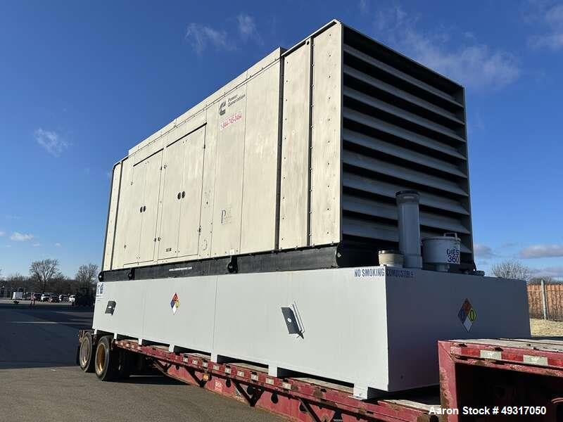 750 kW Cummins #DQFAA, Diesel Generator, 1490 HP #QST30-G5 engine, Tier 2, 480 Volts Capable, sound - Image 3