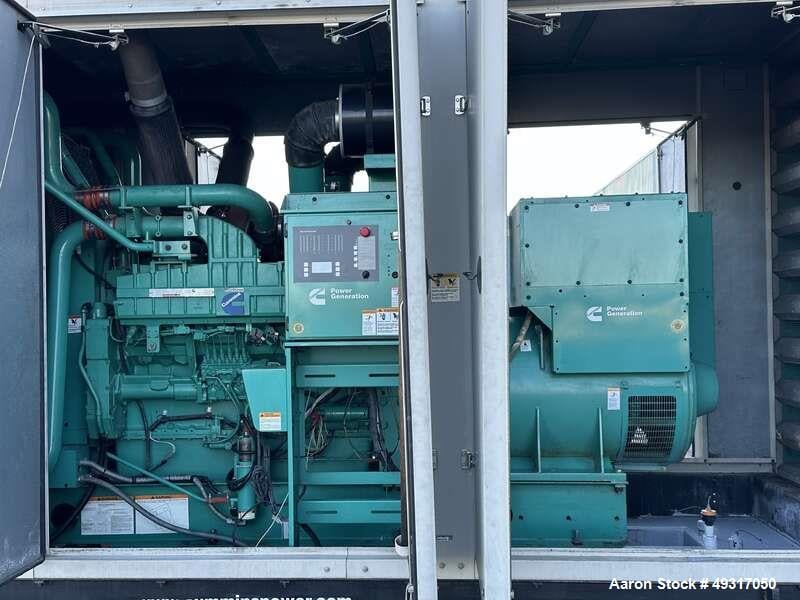 750 kW Cummins #DQFAA, Diesel Generator, 1490 HP #QST30-G5 engine, Tier 2, 480 Volts Capable, sound - Image 6