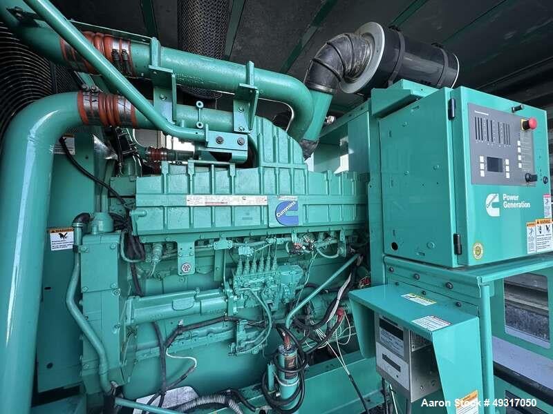 750 kW Cummins #DQFAA, Diesel Generator, 1490 HP #QST30-G5 engine, Tier 2, 480 Volts Capable, sound - Image 7