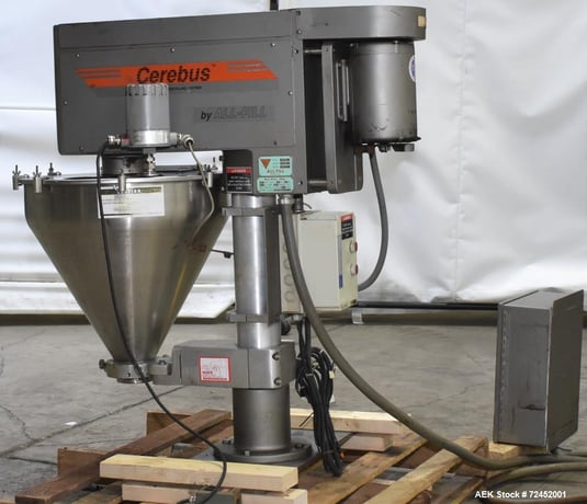All-Fill #B-300, Auger Filler, 120 RPM, 50 lbs. max, 22" diameter x 21-1/2" H, 1.5 HP, 1140 RPM, Cerebus II - Image 5
