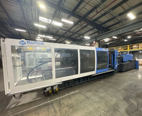 1124 Ton, 155 oz., Haitian #MA-10000/8400, horizontal injection molding machine, 45.67" x 45.67" tie bar - Image 1