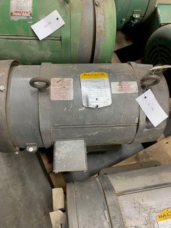 3 HP 1750 RPM Baldor, Frame 215C, TEFC, 180 VA, 100/200 VF - Image 8