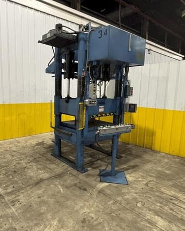 Beckwood #683640, 4-post hydraulic press, Allen Bradley PanelView 300 - Image 1