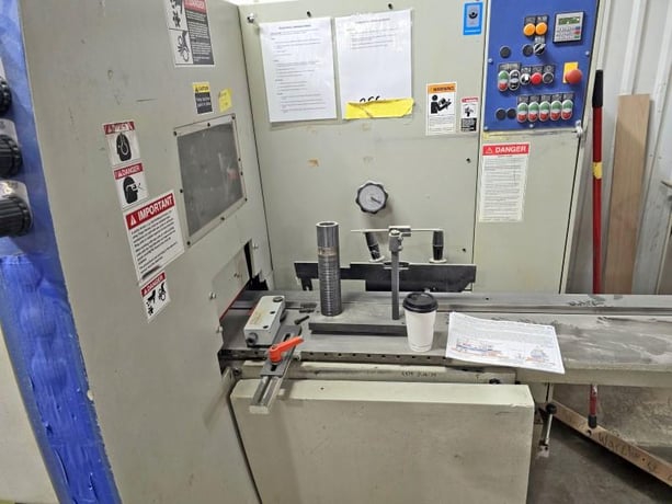 Weinig #U-1000, Feed-Through Moulder, 5-Head, 9.06" x 4.75" capacity, 1.8" Spindle diameter, 20-118 FPM - Image 3