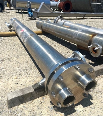 70 sq.ft., 150 psig shell, 150 psig tube, Enerquip, Stainless Steel horizontal shell & tube heat exchanger - Image 3