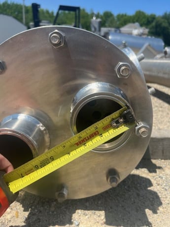70 sq.ft., 150 psig shell, 150 psig tube, Enerquip, Stainless Steel horizontal shell & tube heat exchanger - Image 8