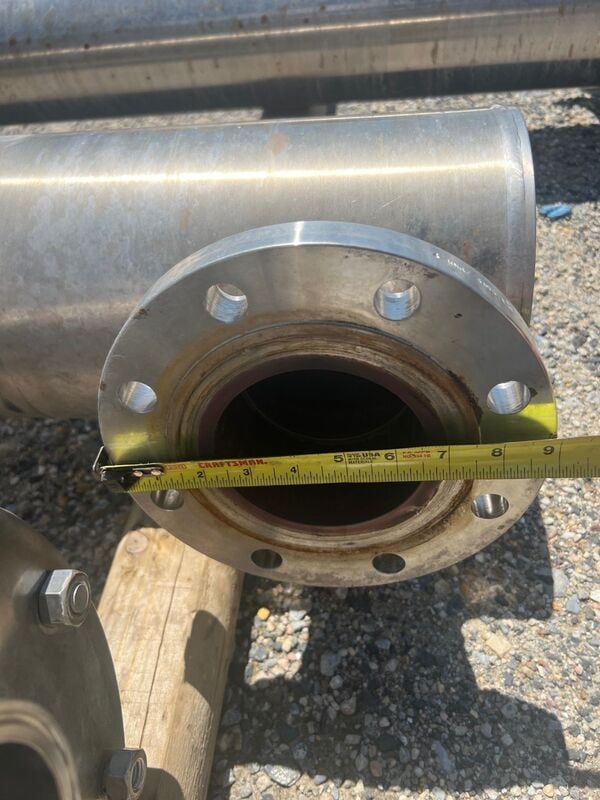 50 sq.ft., 150 psig shell, 150 psig tube, Enerquip, Stainless Steel horizontal shell & tube heat exchanger - Image 9