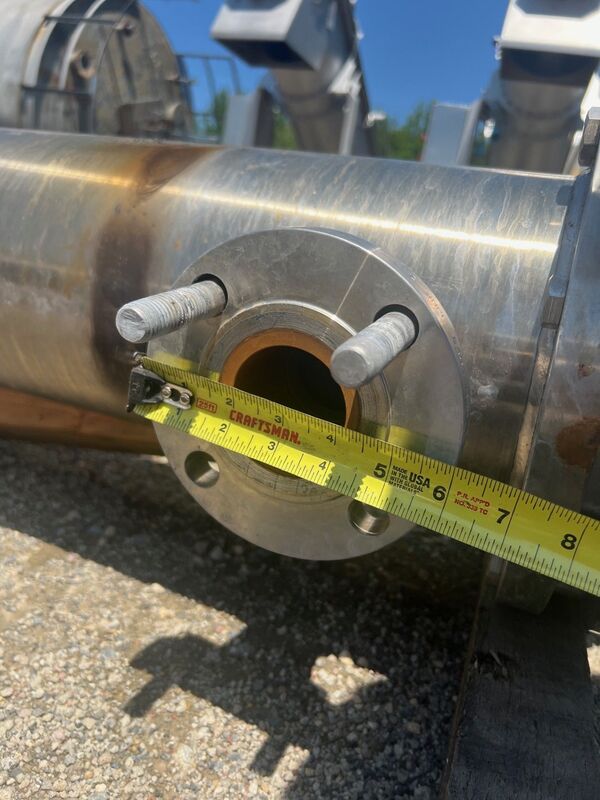 50 sq.ft., 150 psig shell, 150 psig tube, Enerquip, Stainless Steel horizontal shell & tube heat exchanger - Image 10