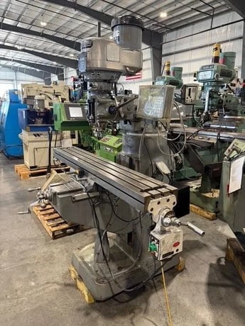 Bridgeport #Series-I, miller, 9" x60" tbl., 44" X, 12" Y, 16" Z, 60-4200 RPM, R8, Tas Iron electronic - Image 3