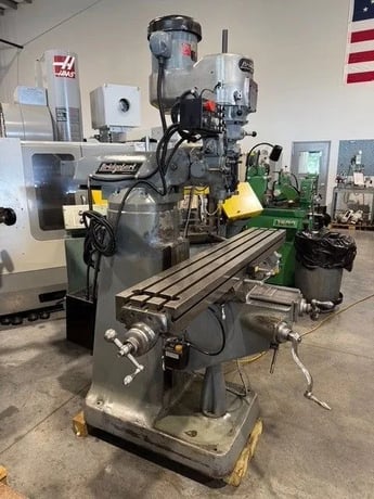 Bridgeport #Series-I, miller, 9" x60" tbl., 44" X, 12" Y, 16" Z, 60-4200 RPM, R8, Tas Iron electronic - Image 4