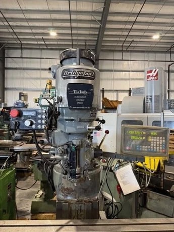 Bridgeport #Series-I, miller, 9" x60" tbl., 44" X, 12" Y, 16" Z, 60-4200 RPM, R8, Tas Iron electronic - Image 5