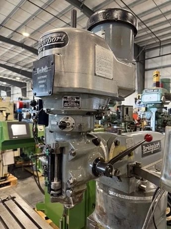 Bridgeport #Series-I, miller, 9" x60" tbl., 44" X, 12" Y, 16" Z, 60-4200 RPM, R8, Tas Iron electronic - Image 7