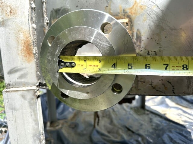 600 gallon Stainless liquids tank, 60" dia. x 50" high - Image 10