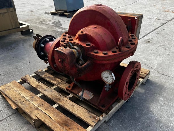 6" Fairbanks-Morse, centrifusal water pump, 2000 gallon min @ 100 psi, 2100 RPM, pedestal mounted - Image 4