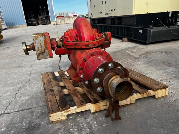 6" Fairbanks-Morse, centrifusal water pump, 2000 gallon min @ 100 psi, 2100 RPM, pedestal mounted - Image 9