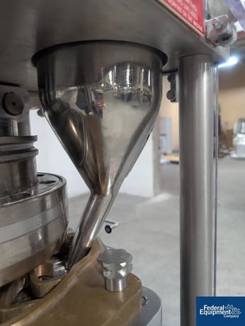 4 ton, GlobPharma MiniPress-1 #RSB-4, Rotary Tablet Press, 10 station, keyed upper, B tooled, 16mm diameter x - Image 7