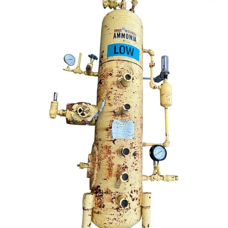 24" diameter x 60" L Frick, Vertical Ammonia Accumulator, 150 Gallons, 250 PSI @ 200 F, 1974 - Image 2