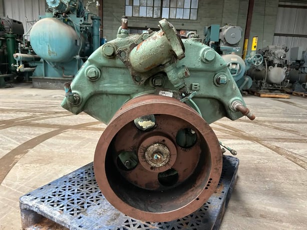 Mycom #N6B, Reciprocating Compressor Skeleton Frame, 6-Cylinder, 1989 - Image 6