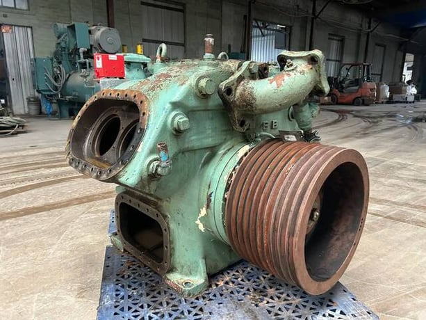 Mycom #N6B, Reciprocating Compressor Skeleton Frame, 6-Cylinder, 1989 - Image 7