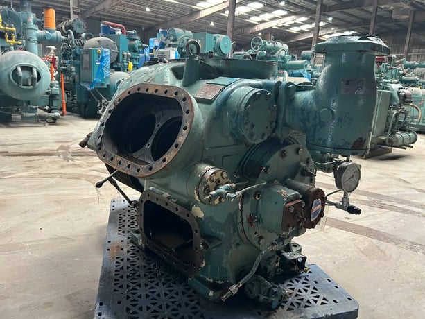 Mycom #N6B, Reciprocating Compressor Skeleton Frame, 6-Cylinder, 1989 - Image 10