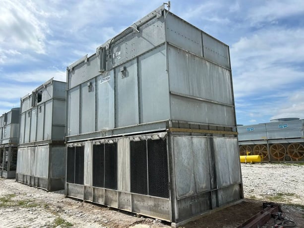 885 Ton, Frick #IDC-3540-4-Q, Evaporative Condenser, 627.65 Ton Ammonia, 143820 CFM, 27.35 cu.ft. Coil, 300 - Image 5