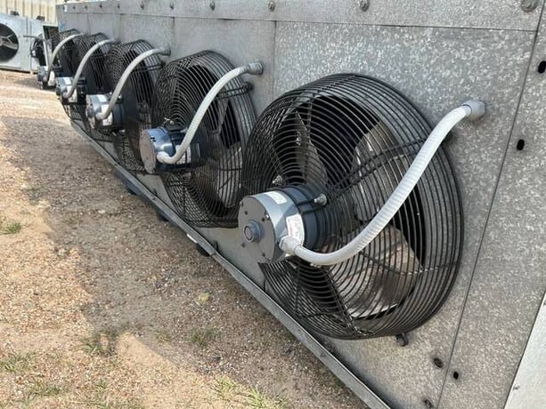 5 Fans, Krack #DTX5S-1640-DXA-HGU-LH, Ammonia Evaporator Coil, 13.6 TR, Low Temperature, Wet or Frosted Coil - Image 7
