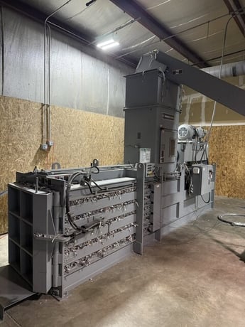 Allegheny Bradford, Shredder & Baler System, 20" Cutting Assembly, 72" L x 30" width x 40" H Bale Size, 1500 - Image 5