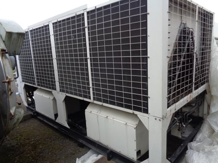 103 Ton, Hitachi #RCUG-150AHYZ1, air cooled chiller, R407c refrigerant, 363 KW, 2011 - Image 1