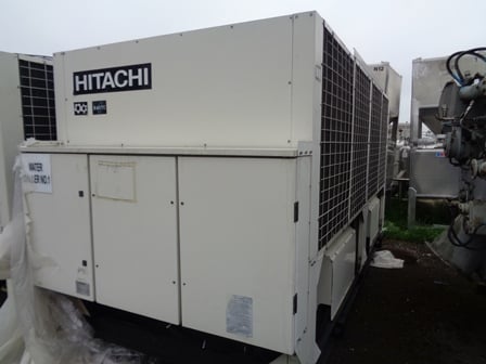 103 Ton, Hitachi #RCUG-150AHYZ1, air cooled chiller, R407c refrigerant, 363 KW, 2011 - Image 4