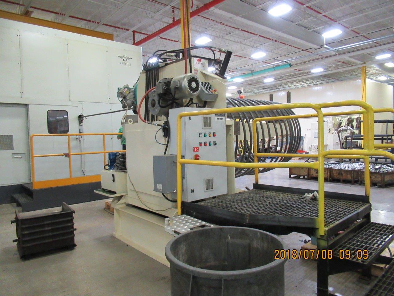 1.22" x 11.81" Sacma #SP-660AL, 5-die long stroke cold former, 80 PPM, 150 KW, linear feed - Image 3
