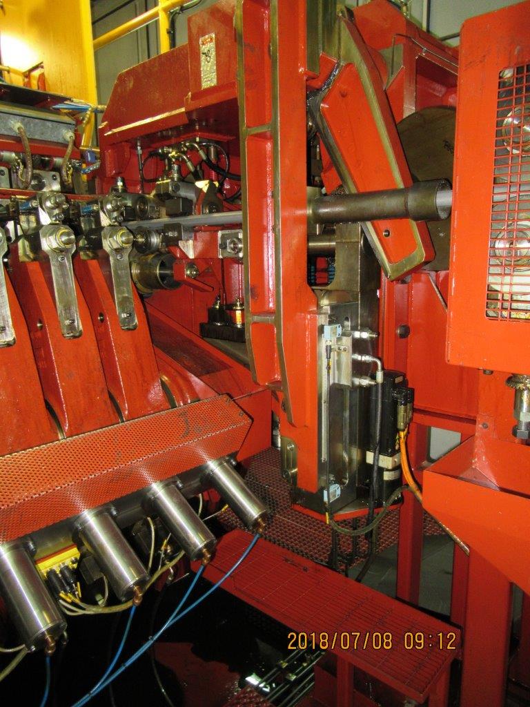 1.22" x 11.81" Sacma #SP-660AL, 5-die long stroke cold former, 80 PPM, 150 KW, linear feed - Image 7