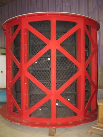 21.75' x 43' ANI Mineral Processing ball mill, wet overflow dischrage type, unused, 2001 - Image 5