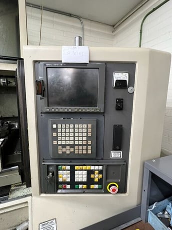 Hardinge #CHNC-III, CNC lathe, Fanuc 18iT, 14" swing, 1.6" bar, 10 HP, 5000 RPM - Image 2