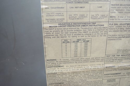 300 HP Cutler-Hammer, 600 amp solid state reduced voltage starters (2 available) - Image 4