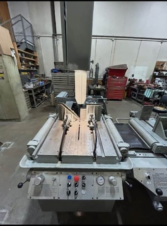 18" x 20" Marvel #81A9, vertical tilt frame saw, 10 HP, 60-400 FPM, fully rebuilt - Image 4