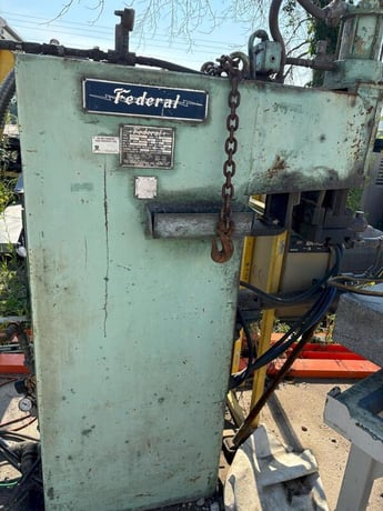 75 KVA Federal #PA-1-18/24, spot welder, 220/440 V., 30" throat - Image 1