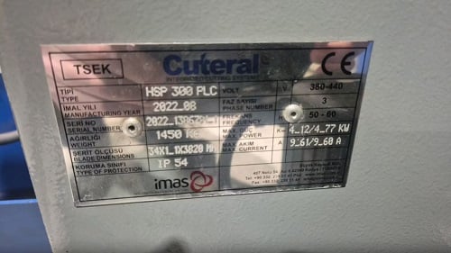 Cuteral #HSP-300, cutting machine, 2022 - Image 4