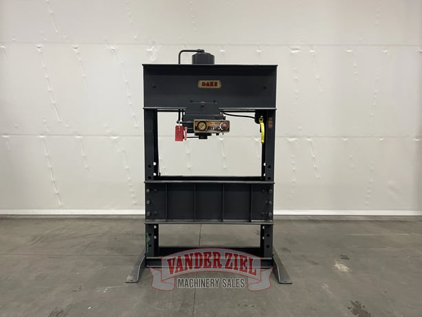 150 Ton, Dake, air hydraulic H-frame press - Image 1