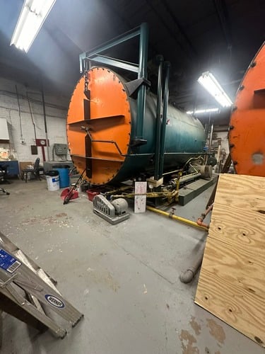 350 Hp Orr & Sembower #3HG, Natural Gas Boiler, 11.7million BTU/H, 15 psi, 1750 sq.ft. surface, 13825 - Image 4