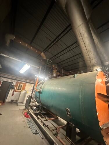 350 Hp Orr & Sembower #3HG, Natural Gas Boiler, 11.7million BTU/H, 15 psi, 1750 sq.ft. surface, 13825 - Image 6