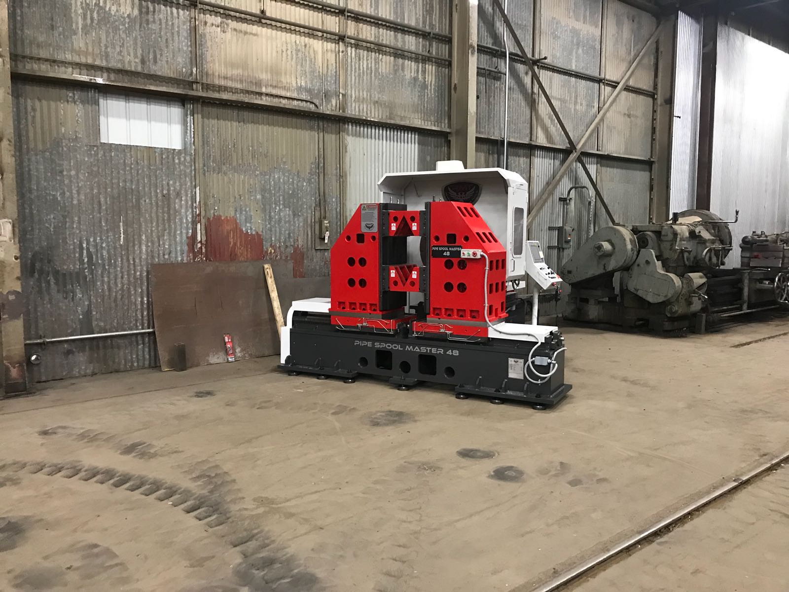 12" to 48" RMT Pipe Spool Master #48, pipe beveler & threader, 12"-48" outside dimension capacity, 15 HP - Image 2