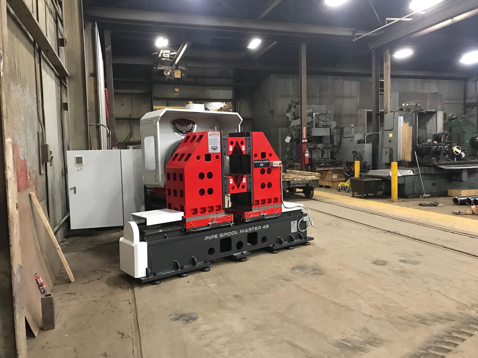 12" to 48" RMT Pipe Spool Master #48, pipe beveler & threader, 12"-48" outside dimension capacity, 15 HP - Image 6