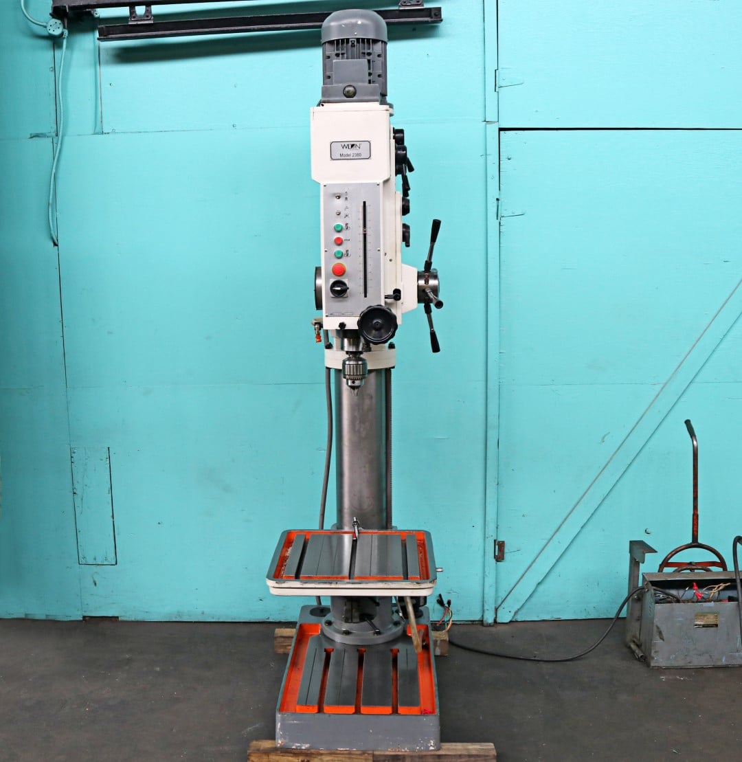 33" Wilton #2380, Round Column Drill Press, Direct Drive w/ Mechanical Clutch, 11" spindle travel, 23.5" x - Image 5