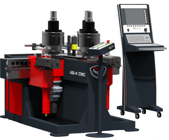 4" x 4" x 3/8" RMT #AB-4, CNC Angle Roll, 8.6"-11" roll diameter, 30 HP, 3.54" shaft - Image 1