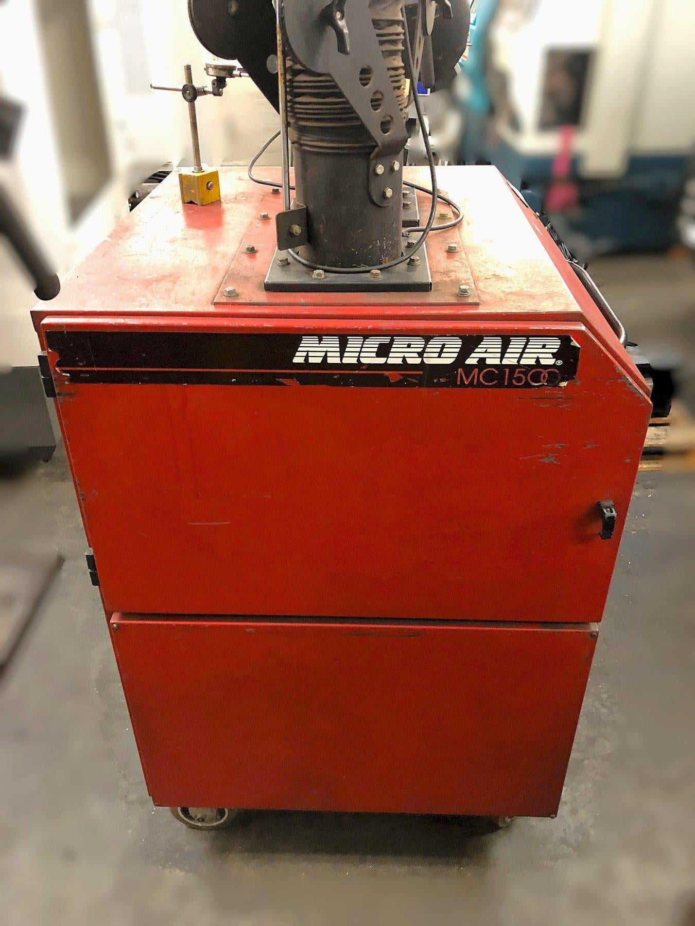 Micro-Air #MC1500, fume smoke extractor dust collector, portable dual arm, 174 sq.ft., TEFC 5 HP, 3-phase - Image 3