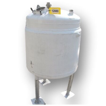 90 gallon Stainless Steel Jacketed Tank, 32" x 32" straight side, dished top & bottom - Image 1
