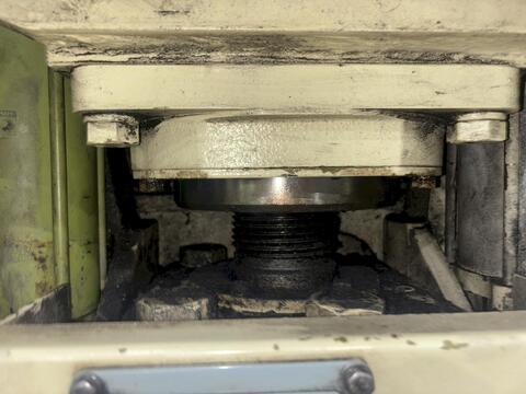 60 Ton, Komatsu #OBS-60-2, gap frame stamping press, 4.72" stroke, 11.81" Shut Height, 2.76" adj., 42-85 SPM - Image 7