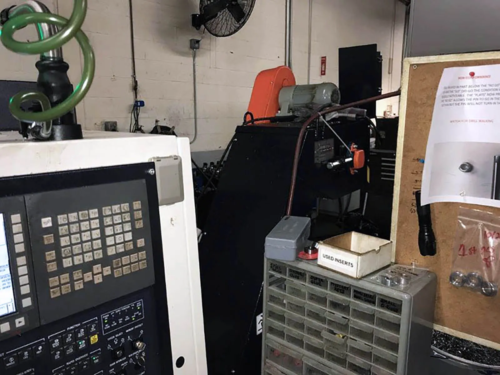 Hwacheon #160A, CNC lathe, 21.6" swing, 6" chuck, 1.7" bar, 11.8" dia., 12 turret, A2-5, Fanuc 0iTF - Image 2